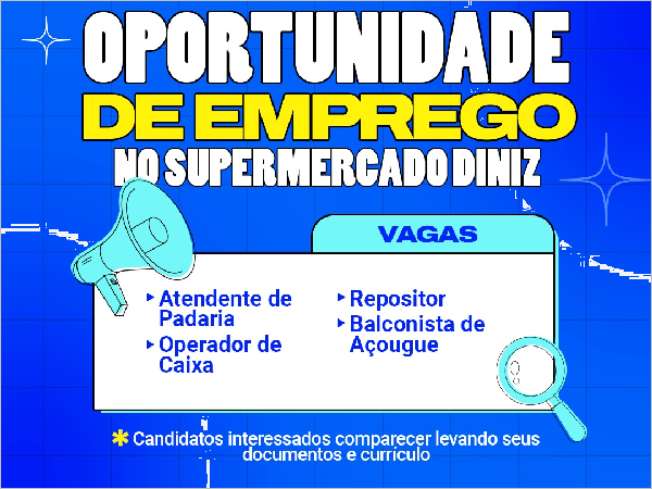 Crato recebe currículos para oportunidade de trabalho no mercado alimentício